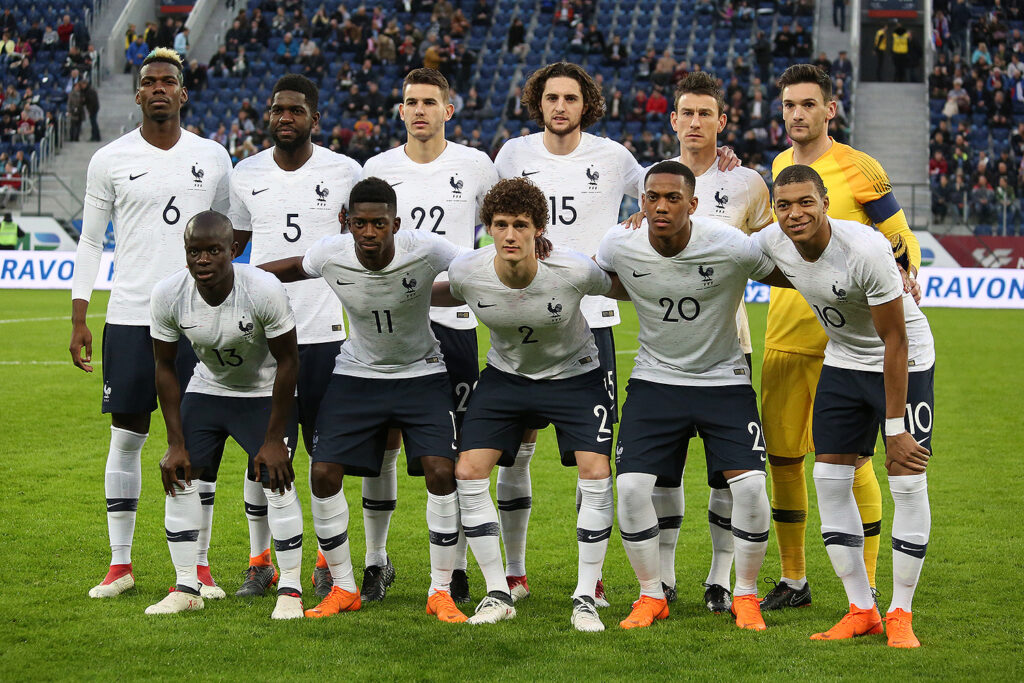 France national football team of 2018